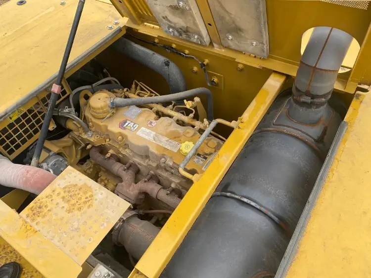 Used Excavator - Engine Inspection